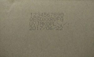 喷码机标识样品